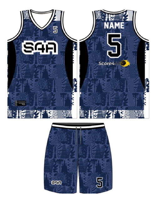 S4A Jersey Design #629 — front, back and matching shorts