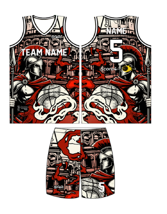S4A Jersey Design #639 — front, back and matching shorts