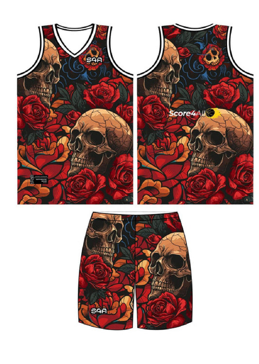 S4A Jersey Design #643 — front, back and matching shorts
