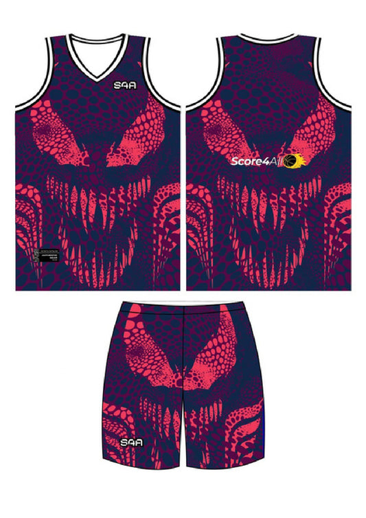 S4A Jersey Design #644 — front, back and matching shorts